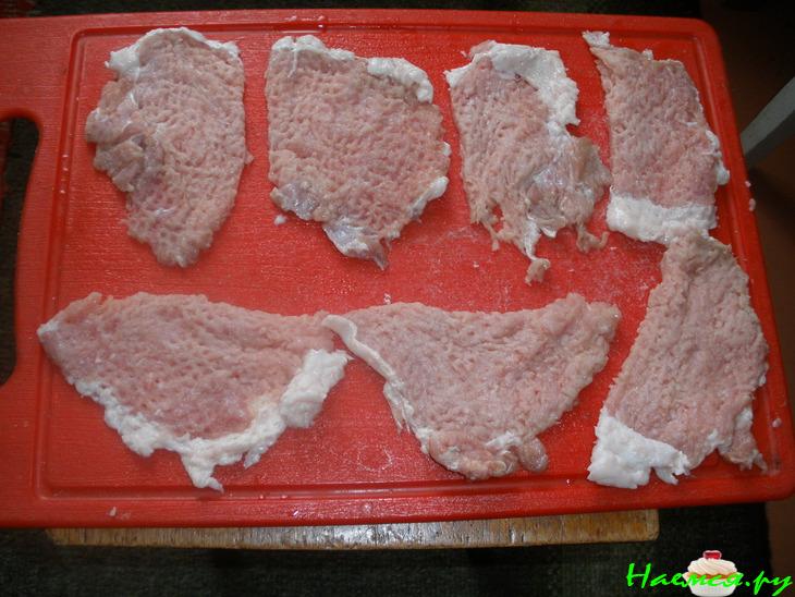 Мясные пальчики с черносливом