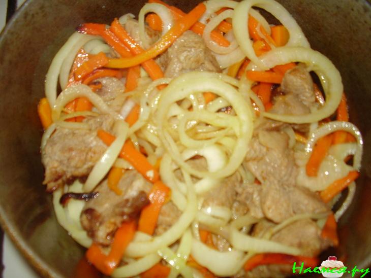 Плов в горшочке