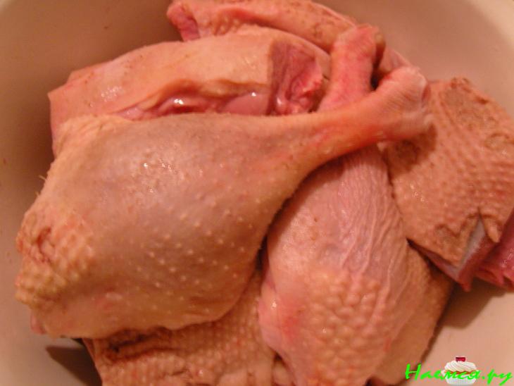 Гусь в яблоках