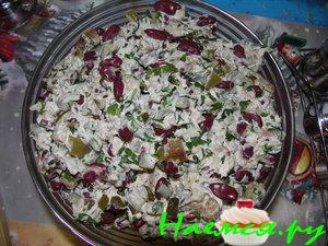 Фасолька с куриными грудками