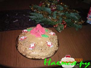 Торт Ореховый с кремом из вареной сгущенки