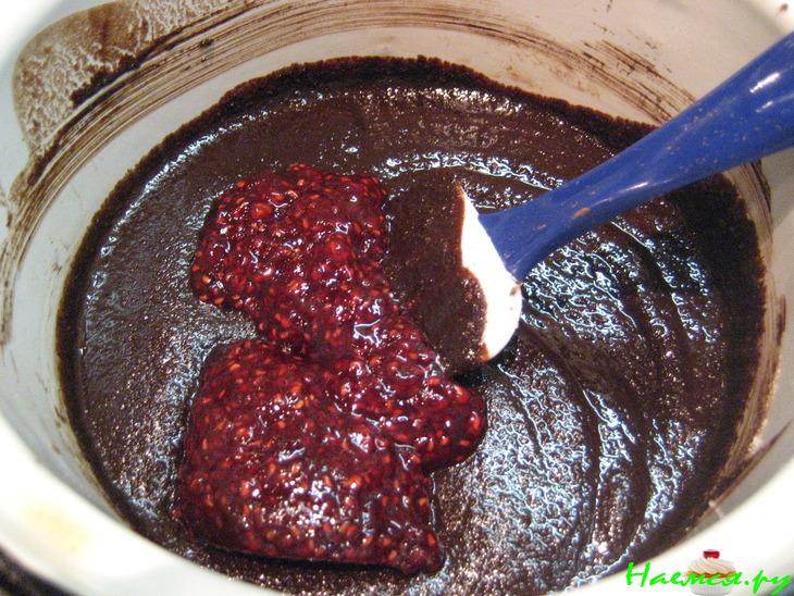 Брауни малиновые