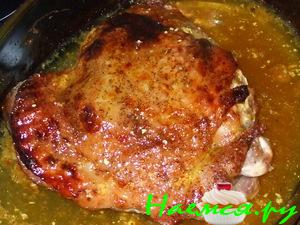 Бедро индейки в яблочном соке Бедро индейки в яблочном соке