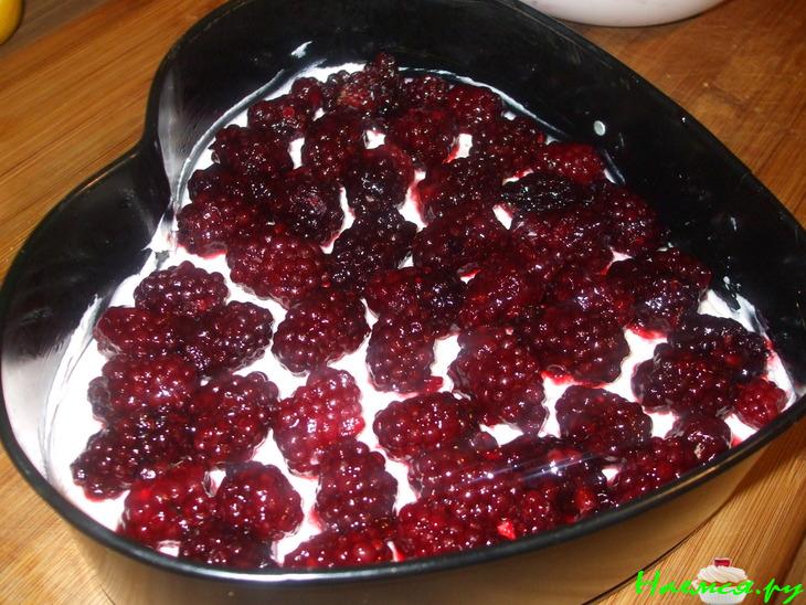 Ежевичный тортик