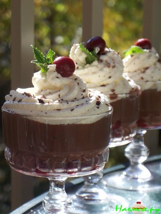 Десерт 'Пьяная вишня'