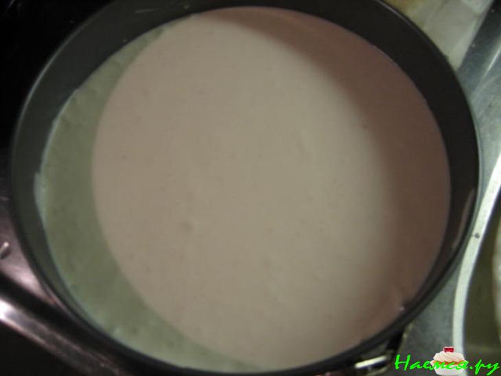 Торт бисквитно-желейный