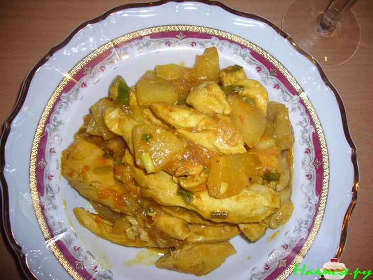 Фрикассе из курочки