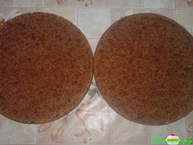 Торт 'Сливочные облака с персиками'