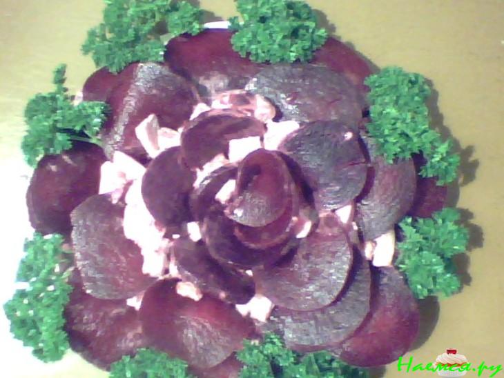 Салат "Чёрная роза" Салат "Чёрная роза"