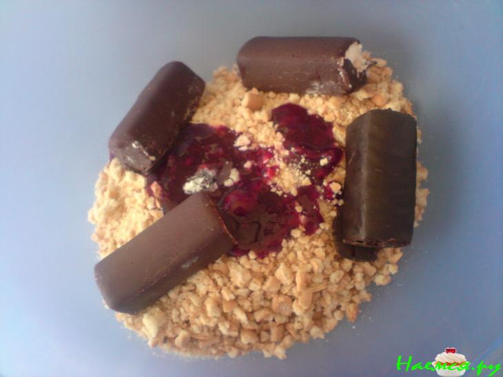 Сладкая колбаса с творожным сырком Сладкая колбаса с творожным сырком