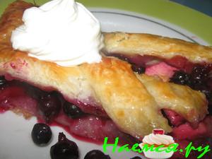 Пирог слоенный с ягодами Пирог слоенный с ягодами