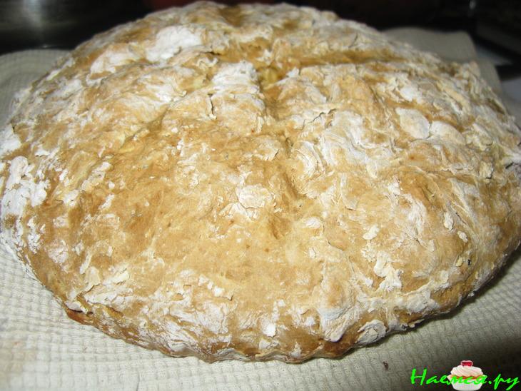 Хлеб на кефире, без дрожжей