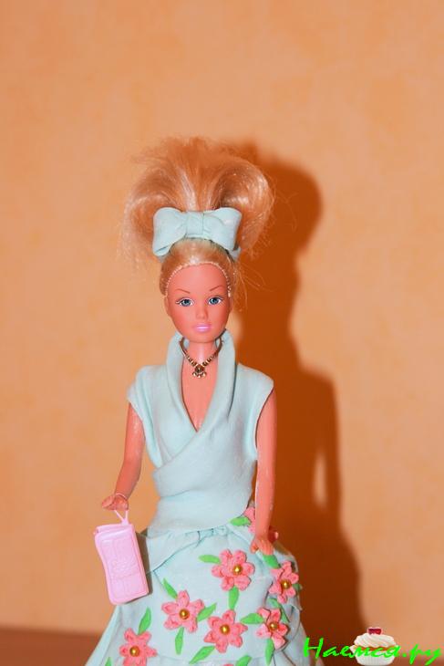 Торт "Барби" из заварного теста