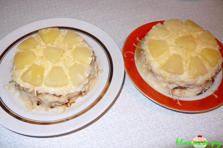 Торт куриный "Солнышко"