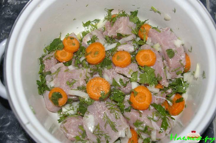 Вареная свинина Вареная свинина