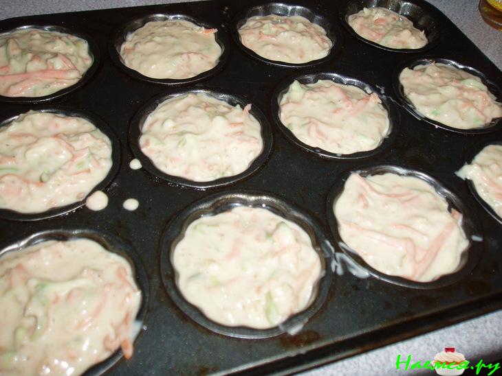 Овсяные кексы с овощами Овсяные кексы с овощами