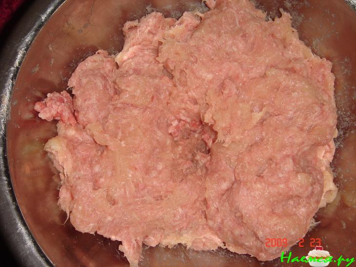 Котлеты из курятины и телятины