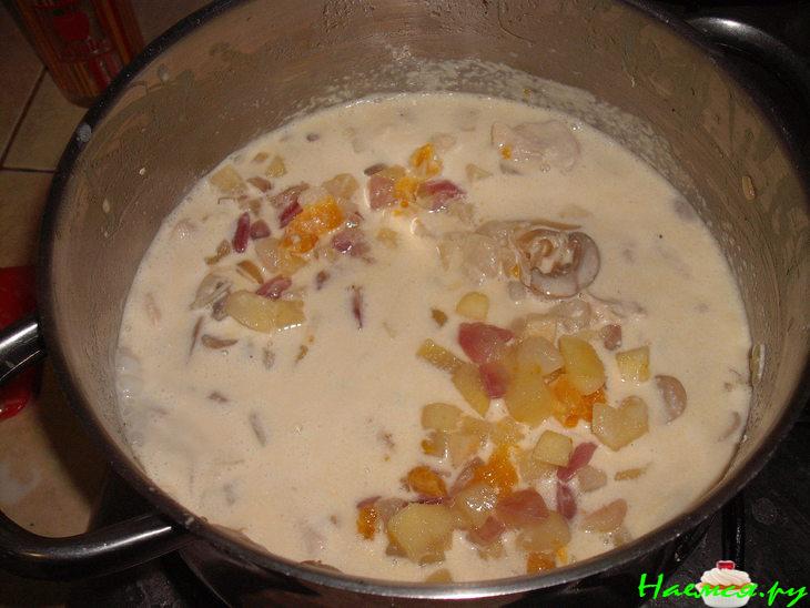 Куриная грудка с фруктами Куриная грудка с фруктами