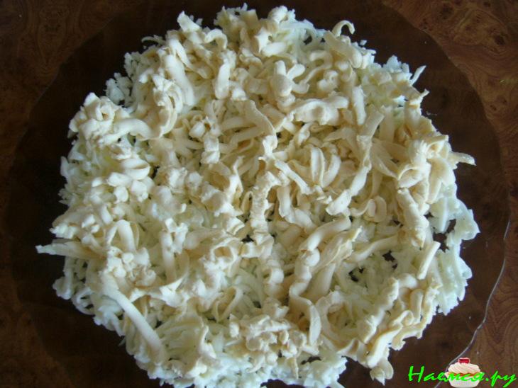 Салат "Хризантема" с сардиной