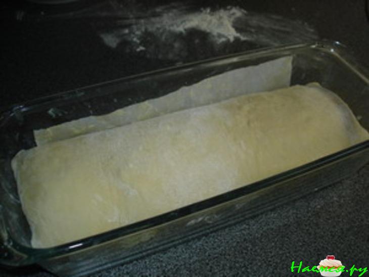 Пирог-бриошь с грибами