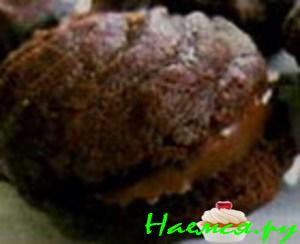 Шоколадное печенье с кремом Шоколадное печенье с кремом