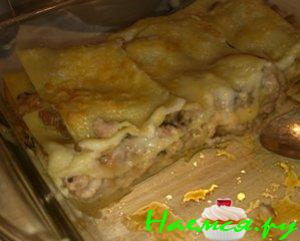 Лазанья по-куриному