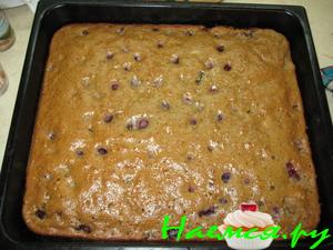 Медовый пирог с начинкой (постный)
