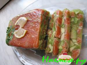 Террин из семги с авокадо Террин из семги с авокадо