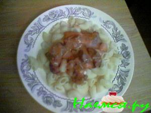 Сердце в огуречном соусе