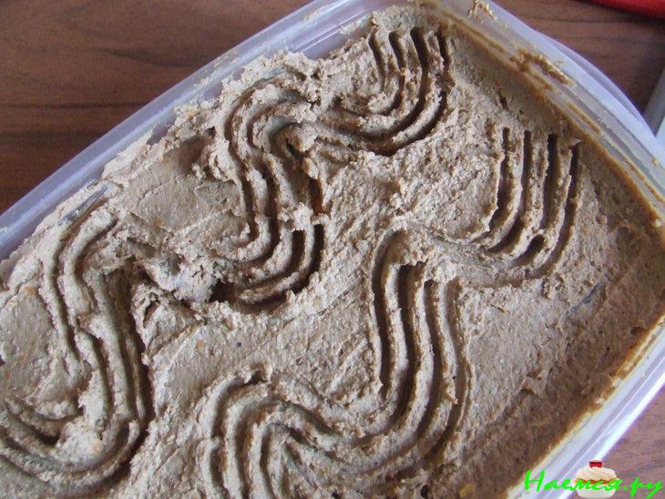 Паштет из печени цыплят, приготовленный без предварительной обжарки составляющих Паштет из печени цыплят, приготовленный без предварительной обжарки составляющих