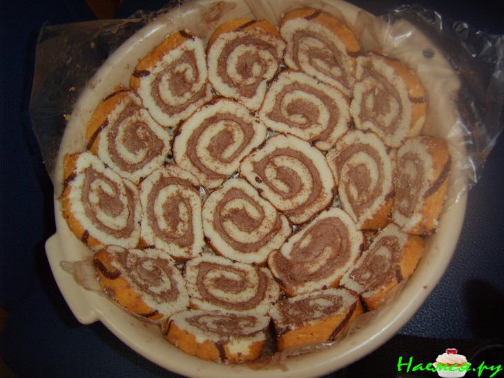 Масляно-шоколадный крем и торт из покупных коржей по-быстрому 