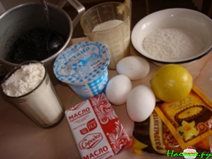 Простой маковый тортик