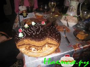 Торт 'Лилия' со сгущенкой