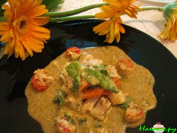 Фрикадельки из щуки с раками