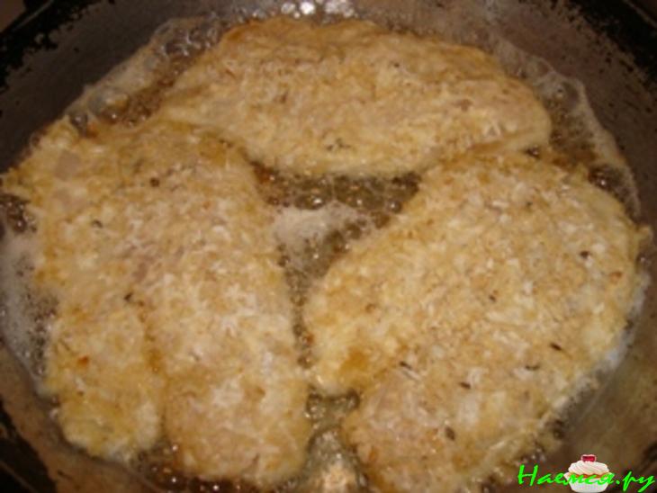 Рыбное филе в кокосовой панировке