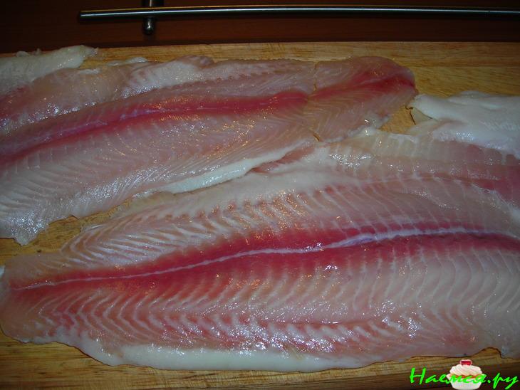 Морской язык обжаренный в кляре