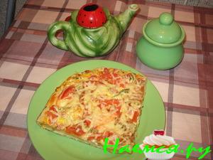 Пирог-пицца "Защитникам Родины" Пирог-пицца "Защитникам Родины"