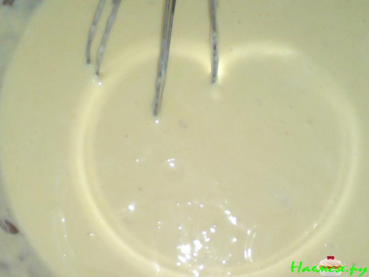 Пирожные с творожно-манговым кремом