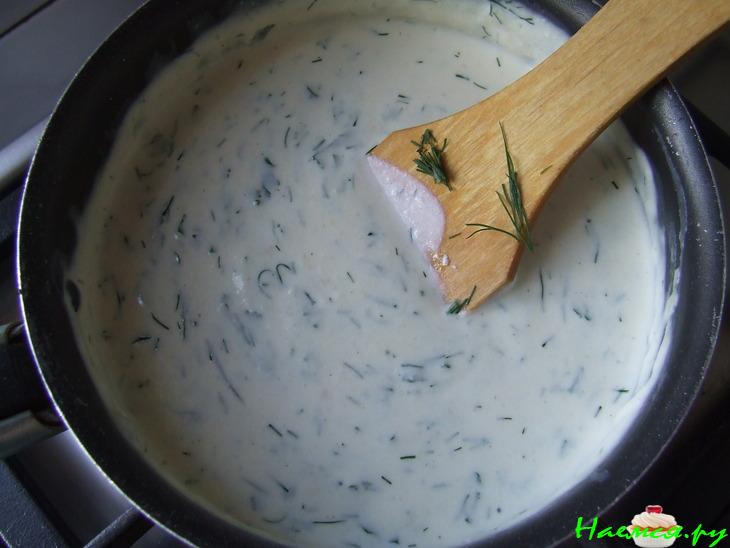 Стейки форели с сырным соусом