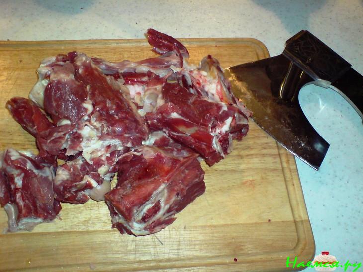 Баранина вареная с картофелем