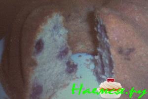 Кекс с вишней и корицей