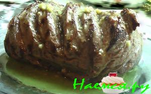 Говяжья вырезка с горчичным маслом