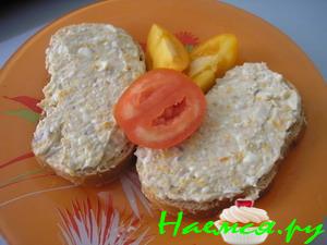 Фаршмак из сельди с плавленным сырком