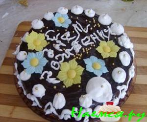 Торт "Птичье молоко" на день рождения