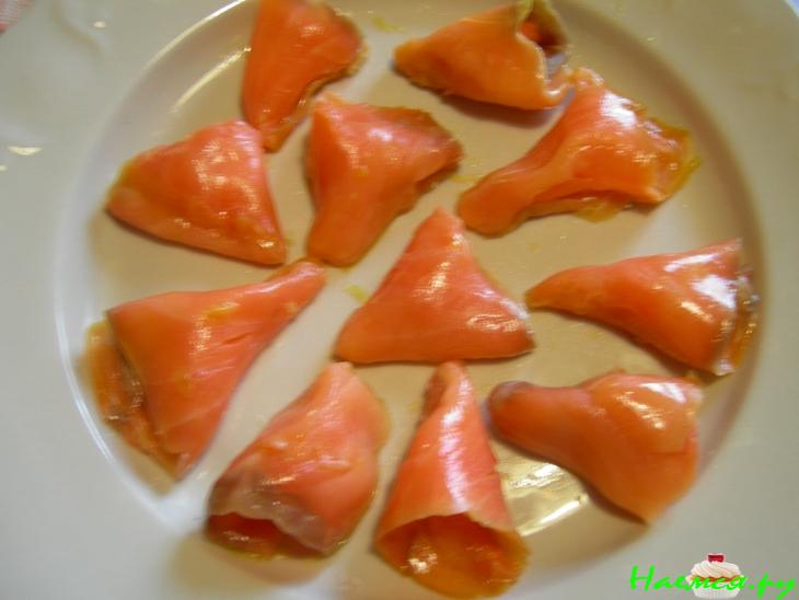 Закуска из семги
