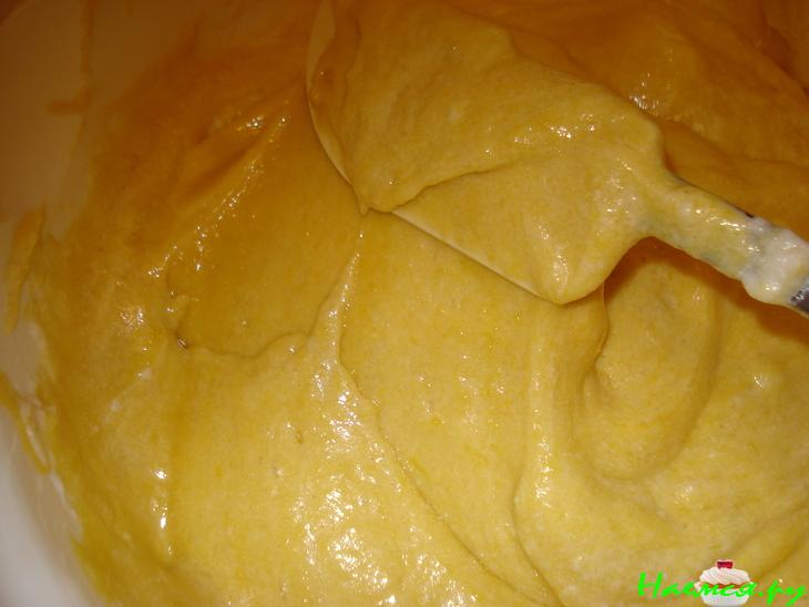 Фруктовый шифоновый бисквит