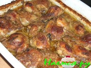 Куриные окорочка в луковой подливке Куриные окорочка в луковой подливке