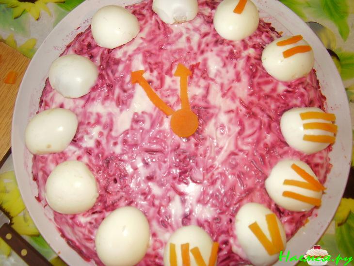 Классическая шуба- "часы"