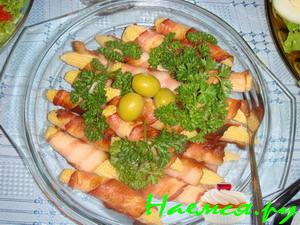 Кукуруза в беконе