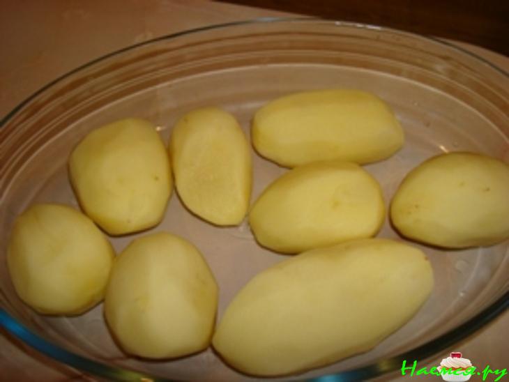 Картофель, запеченный с медом